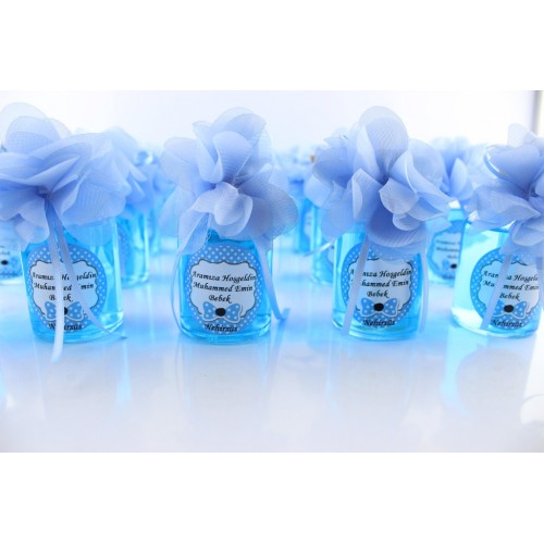 Bebek şekeri 50cc Mantar şişe mavi