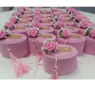 Pembe Flok kutu mevlüt şekeri