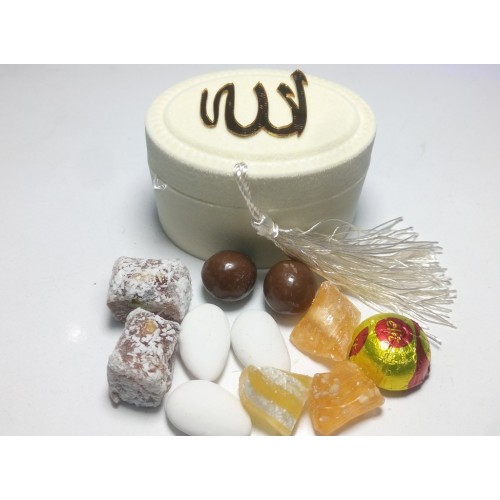 Mevlüt şekeri krem flok kutu