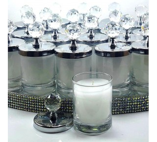 Kristal Kubbeli Bardak Mum