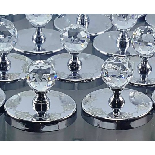 Kristal Kubbeli Bardak Mum