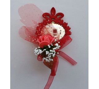 Kırmızı Çiçekli Ayna