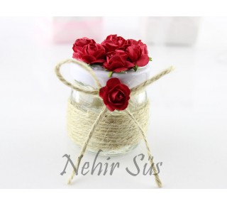 Hasır İpli Kavanoz