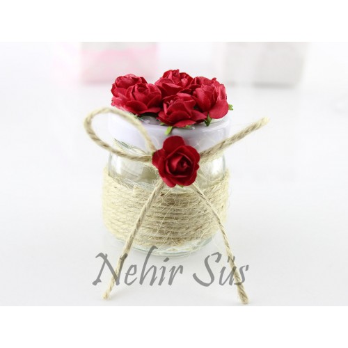 Hasır İpli Kavanoz