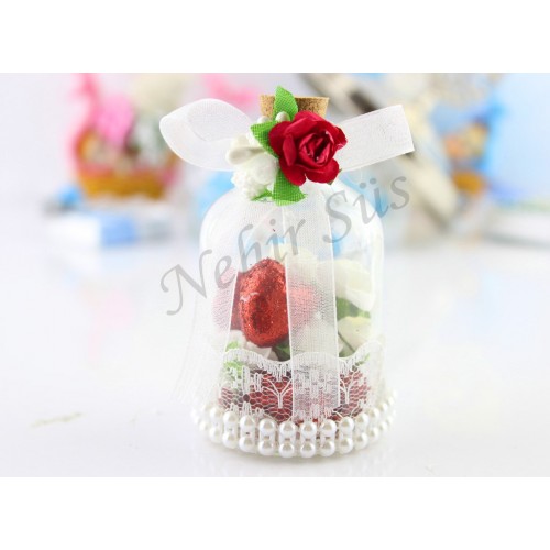 Kalpli Mantar Şişe Nikah şekeri